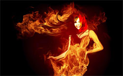 Танец на огне