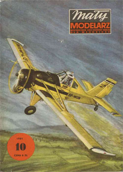 Журнал "Mały Modelarz" 1981 год №10