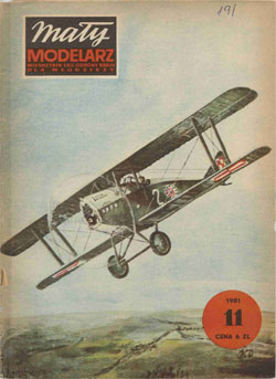 Журнал "Mały Modelarz" 1981 год №11