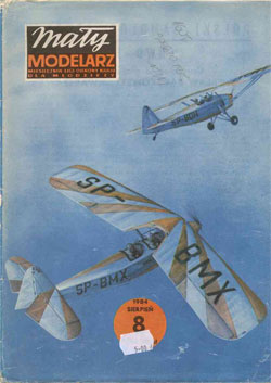 Журнал "Mały Modelarz" 1984 год №8