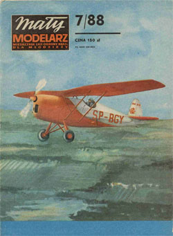 Журнал "Mały Modelarz" 1988 год №7