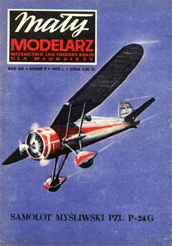 Журнал "Mały Modelarz" 1970 год №9